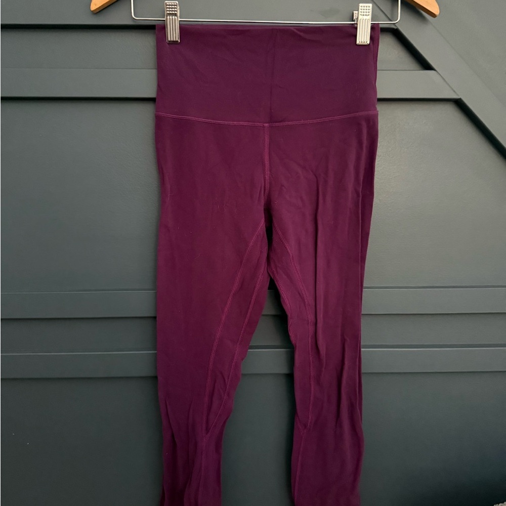 Lulu Lemon Purple High-Waisted Leggings
